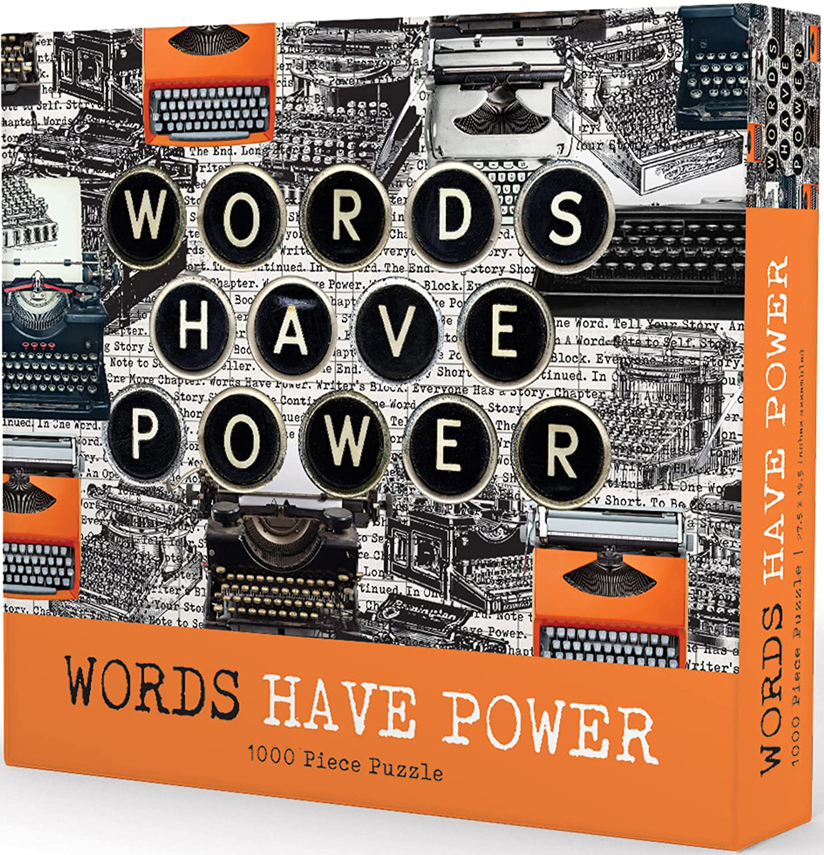 Words Have Power Nostalgic / Retro Jigsaw Puzzle