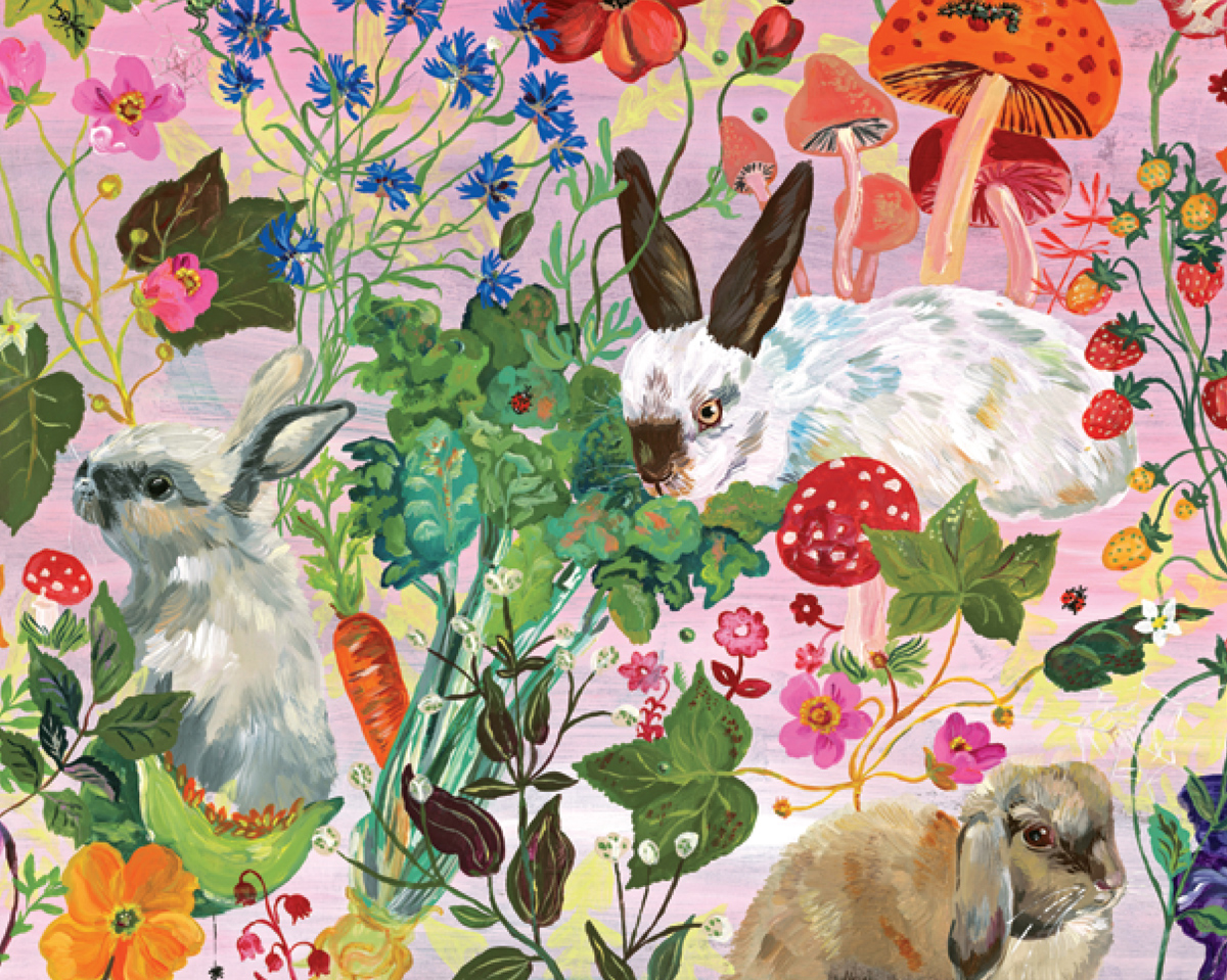 Rabbits Forest Animal Jigsaw Puzzle
