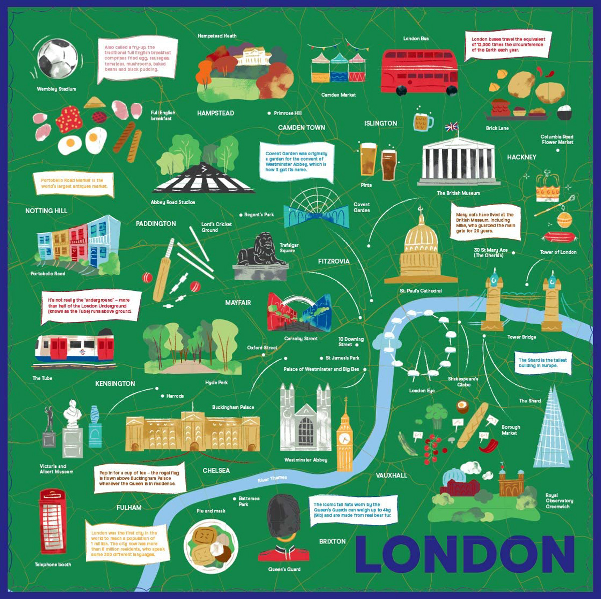 London Map Maps & Geography Jigsaw Puzzle
