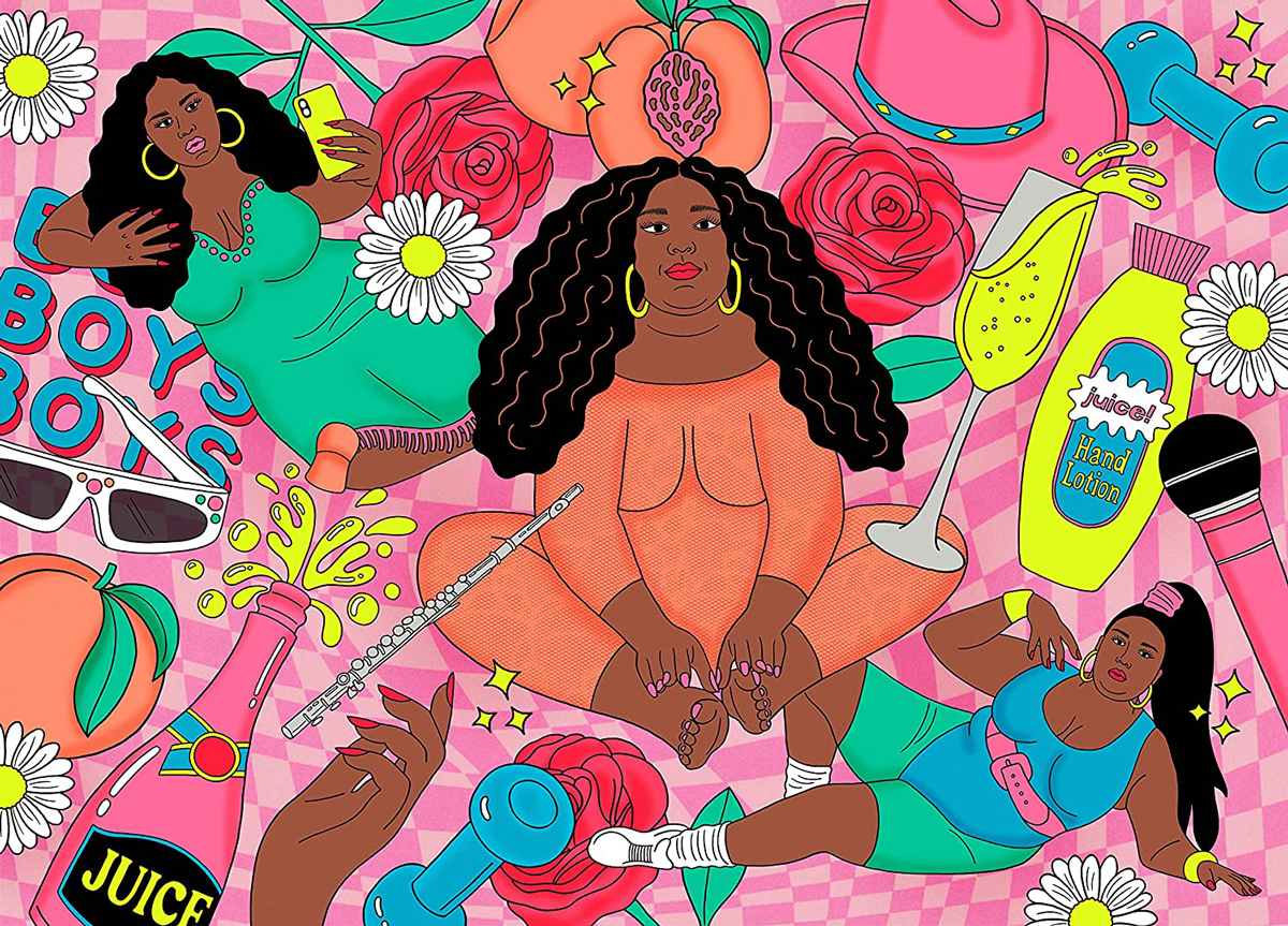 Blame It On The Juice: Lizzo Famous People Jigsaw Puzzle