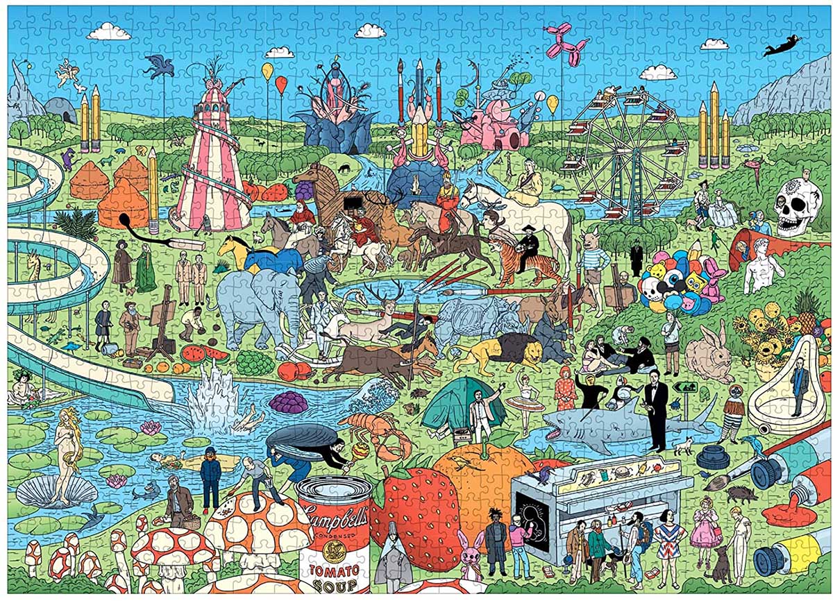 Find Andy Fine Art Jigsaw Puzzle