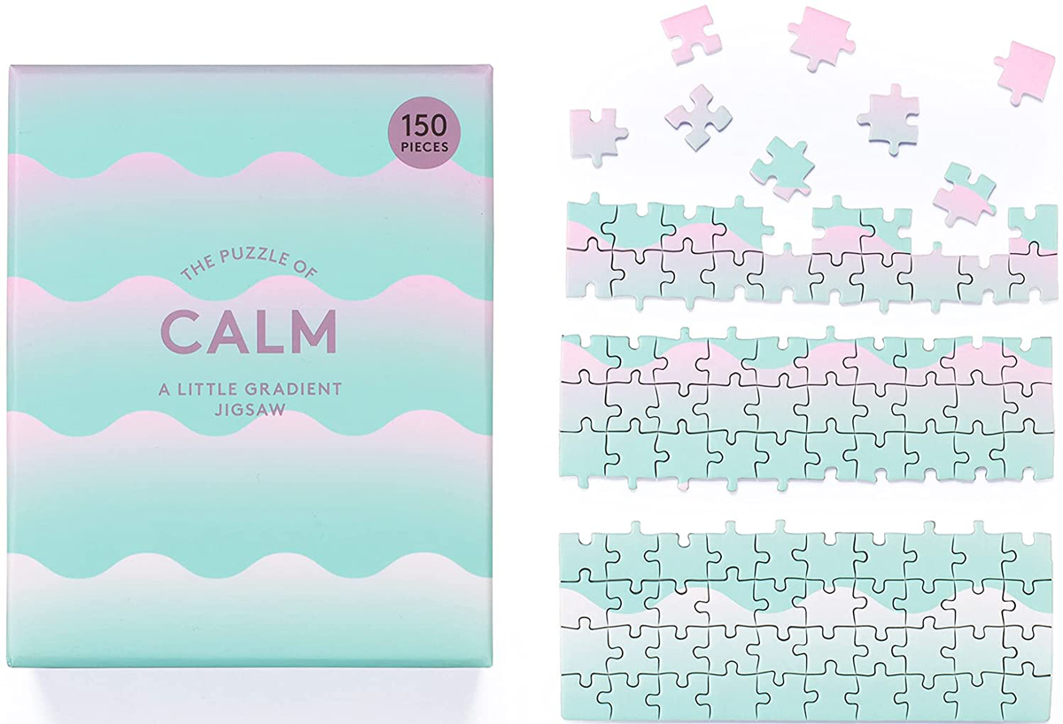 The Puzzle of Calm Monochromatic Jigsaw Puzzle