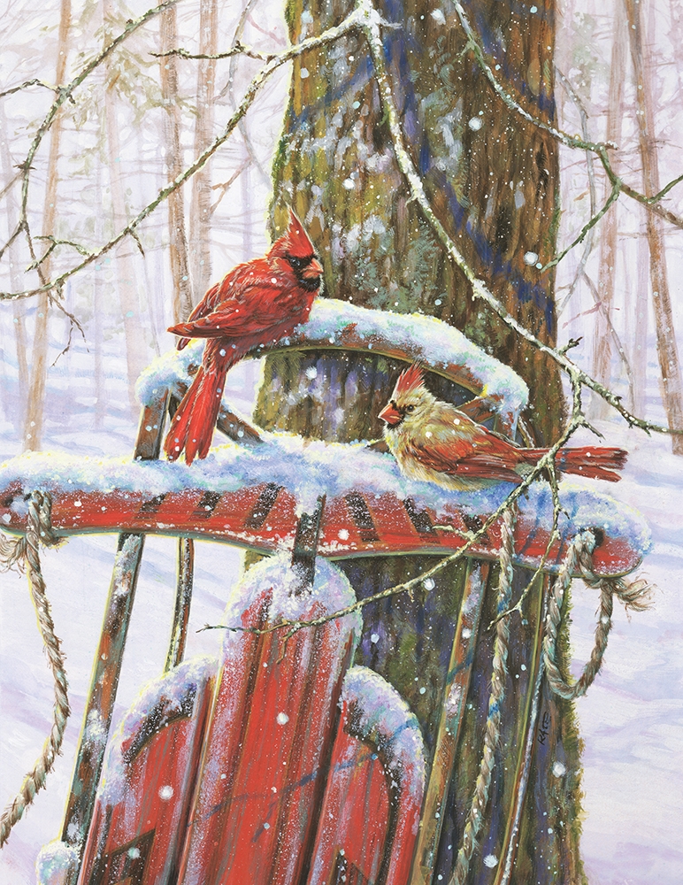 Peaceful Moments Birds Jigsaw Puzzle