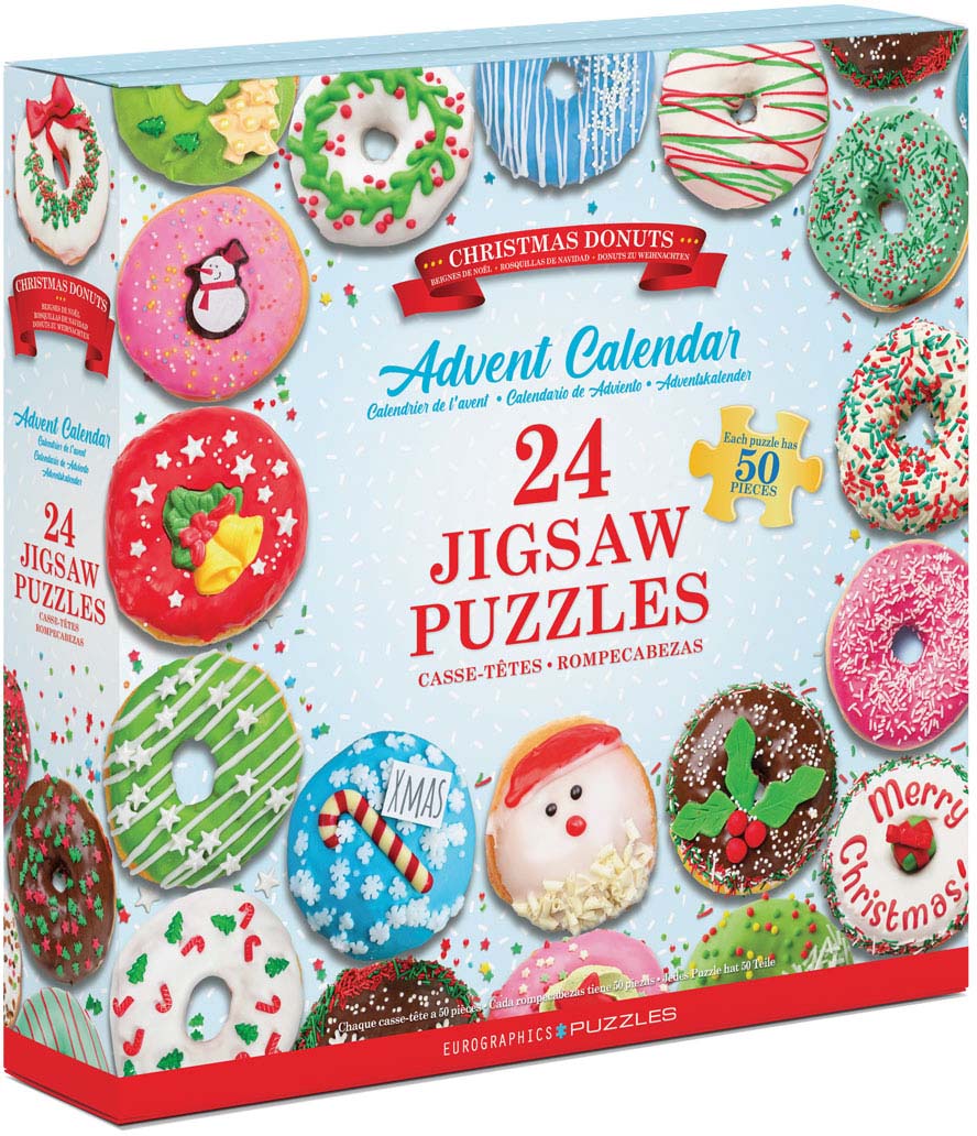 Puzzle Advent Calendar Donuts 1200 Pieces Eurographics Puzzle