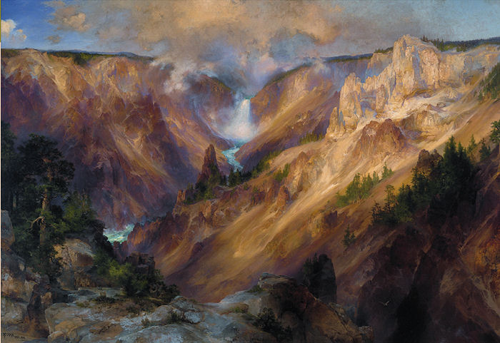 The Grand Canyon of the Yellowstone Mountain Jigsaw Puzzle
