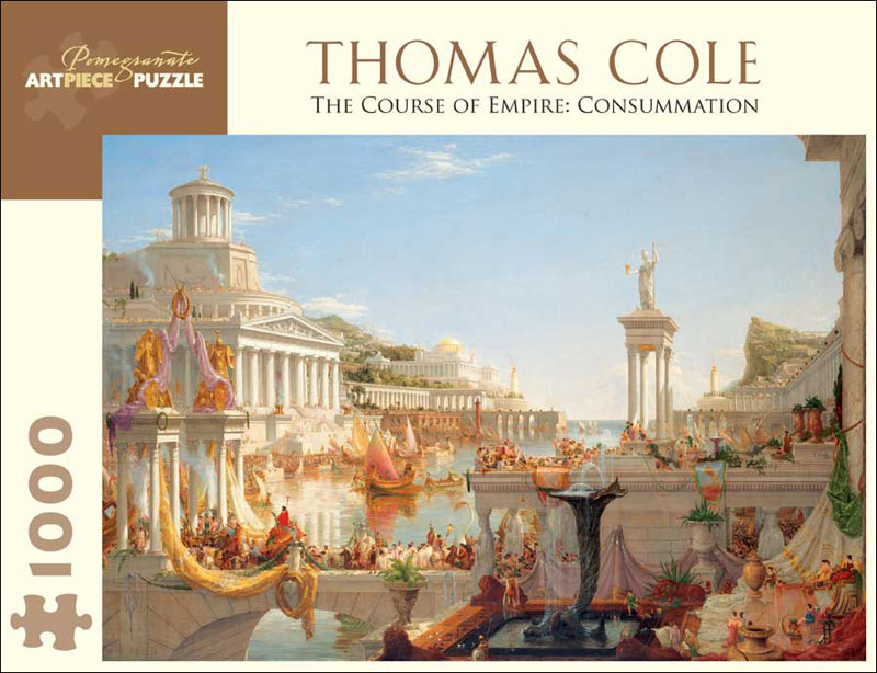 The Course of Empire; Consummation, 1000 Pieces, Pomegranate | Puzzle ...