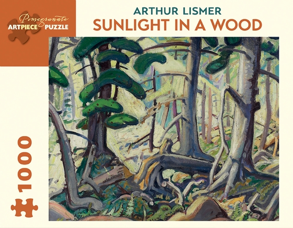 Sunlight In A Wood Forest Jigsaw Puzzle