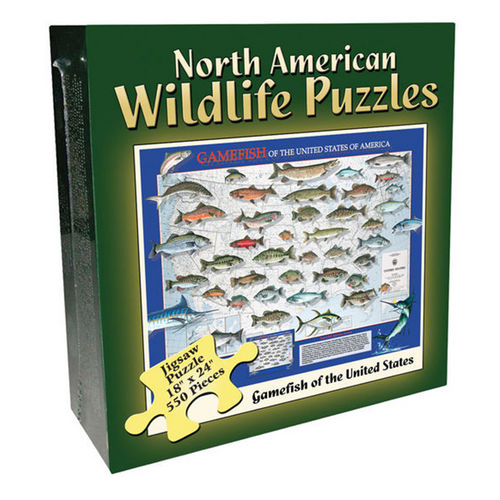 Gamefish (North American Wildlife Jigsaw Puzzle)