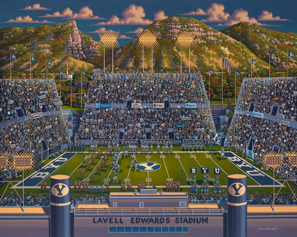 BYU Football - Scratch and Dent Sports Jigsaw Puzzle
