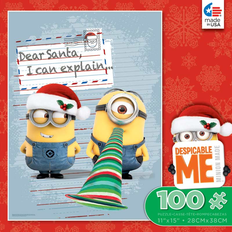 Despicable Me - Holiday Dear Santa, 100 Pieces, Ceaco | Puzzle Warehouse