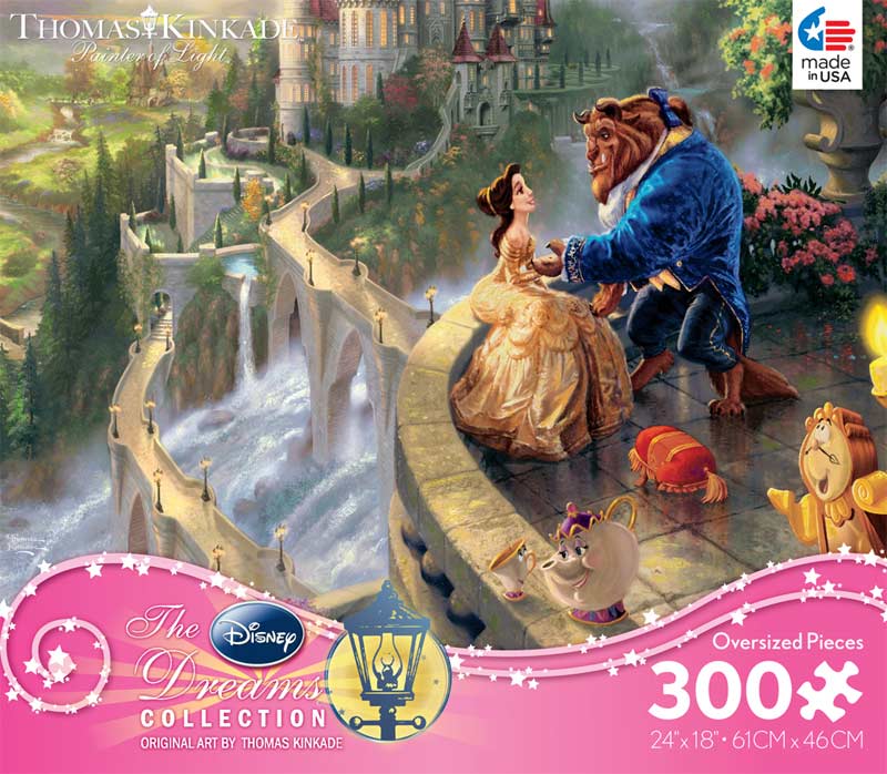Princess Beauty and the Beast (Disney Dreams) Scratch and Dent, 300 Pieces, Ceaco Puzzle