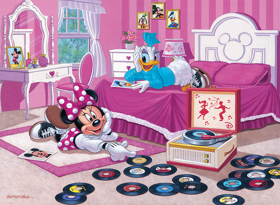 Disney Minnie Mouse & Daisy's Favorite Tune Ceaco 200 Piece Puzzle Complete NIB 