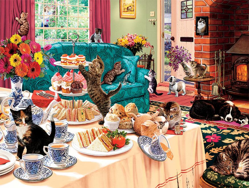 Teatime Terrors, 550 Pieces, Ceaco | Puzzle Warehouse