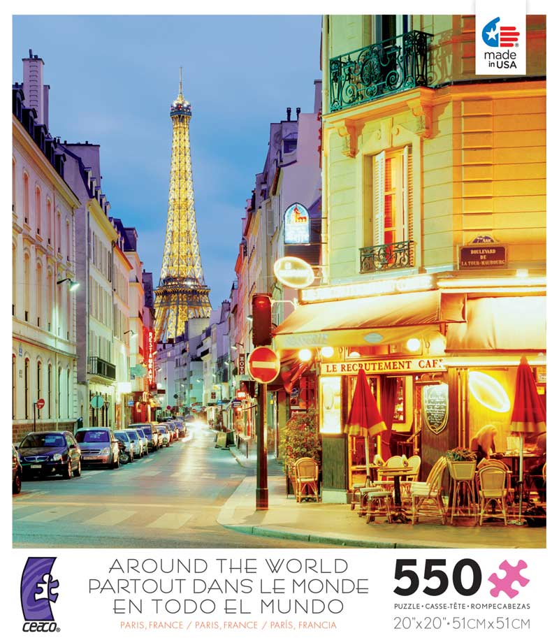 Paris (Around the World) - Scratch and Dent, 550 Pieces, Ceaco | Puzzle ...