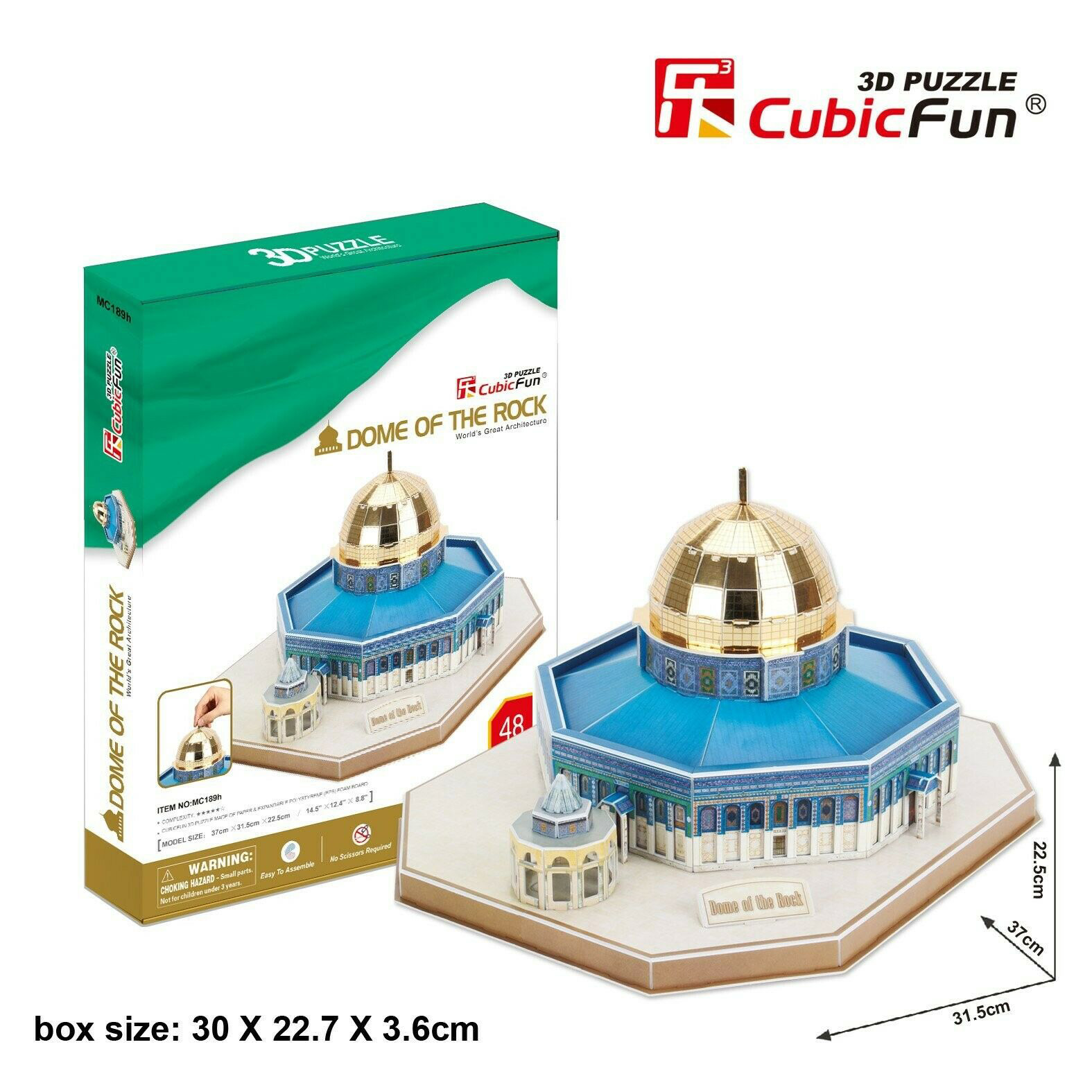 Dome of the Rock Landmarks & Monuments 3D Puzzle