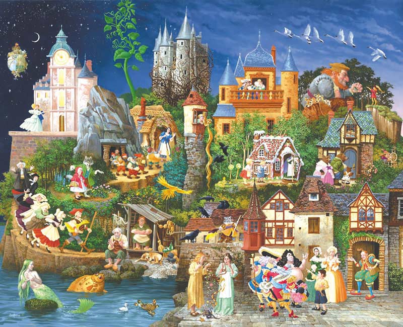 Classic Fairy Tales - Tea Party Time - 1000 Piece Puzzle