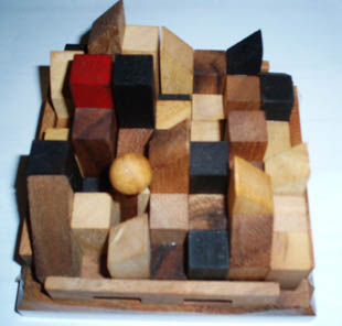 City Planner wood brain teaser puzzle wooden 