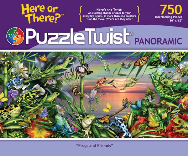 Frogs and Friends - Scratch and Dent Reptile & Amphibian Jigsaw Puzzle
