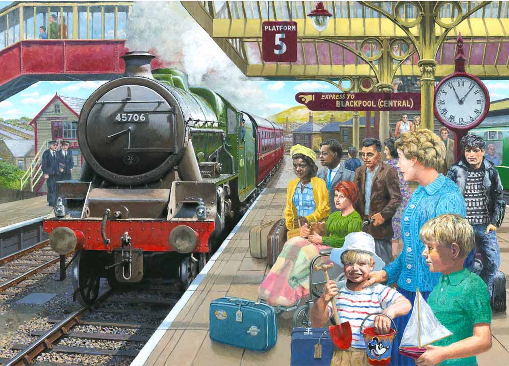 Express to Blackpool Train Jigsaw Puzzle