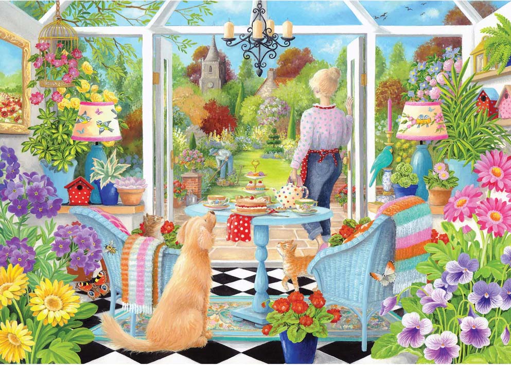 Summer Reflections Flower & Garden Jigsaw Puzzle