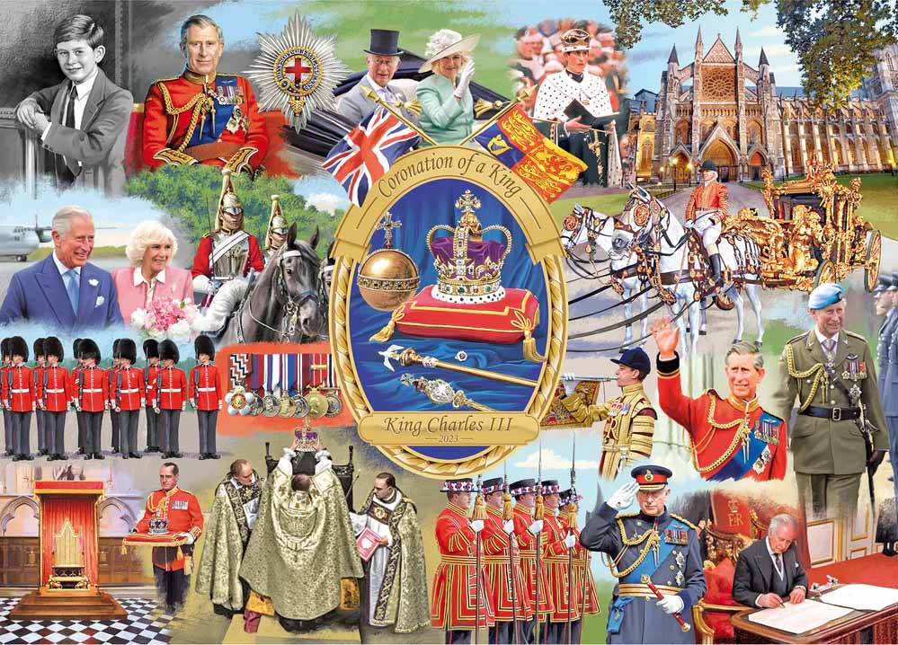 Coronation of a King Famous People Jigsaw Puzzle