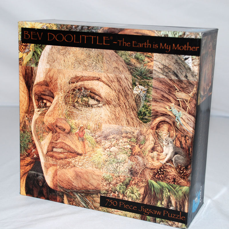 Bev Doolittle Jigsaw Puzzle The Earth Is My Mother 750 PC Ceaco 2002 22x22 for sale online 