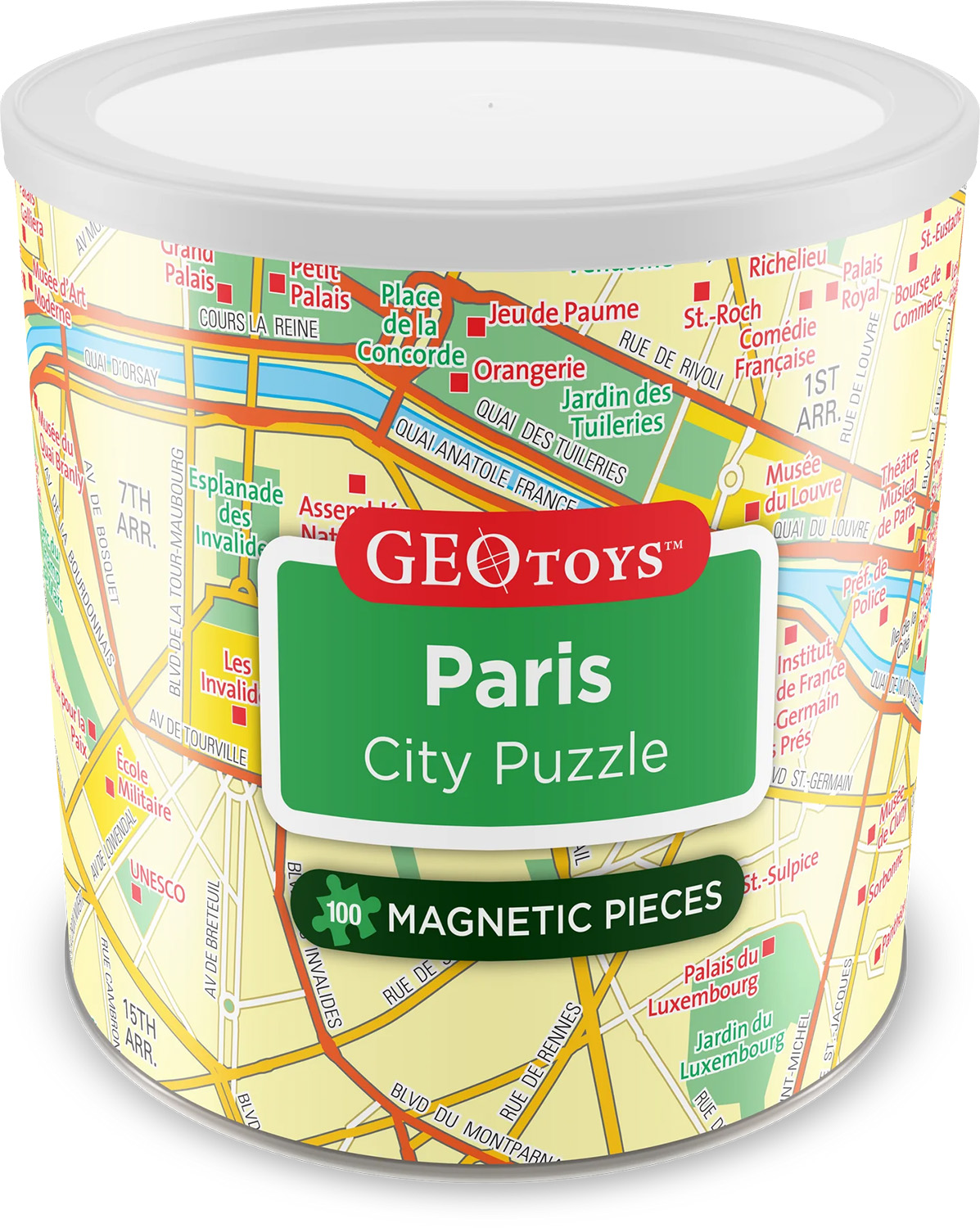 Paris - Magnetic Puzzle  Maps & Geography Jigsaw Puzzle