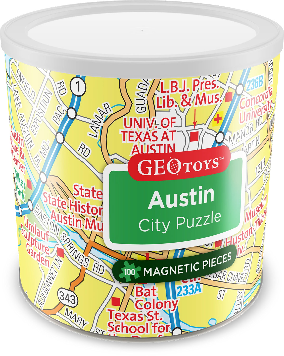 Austin - Magnetic Puzzle  Jigsaw Puzzle