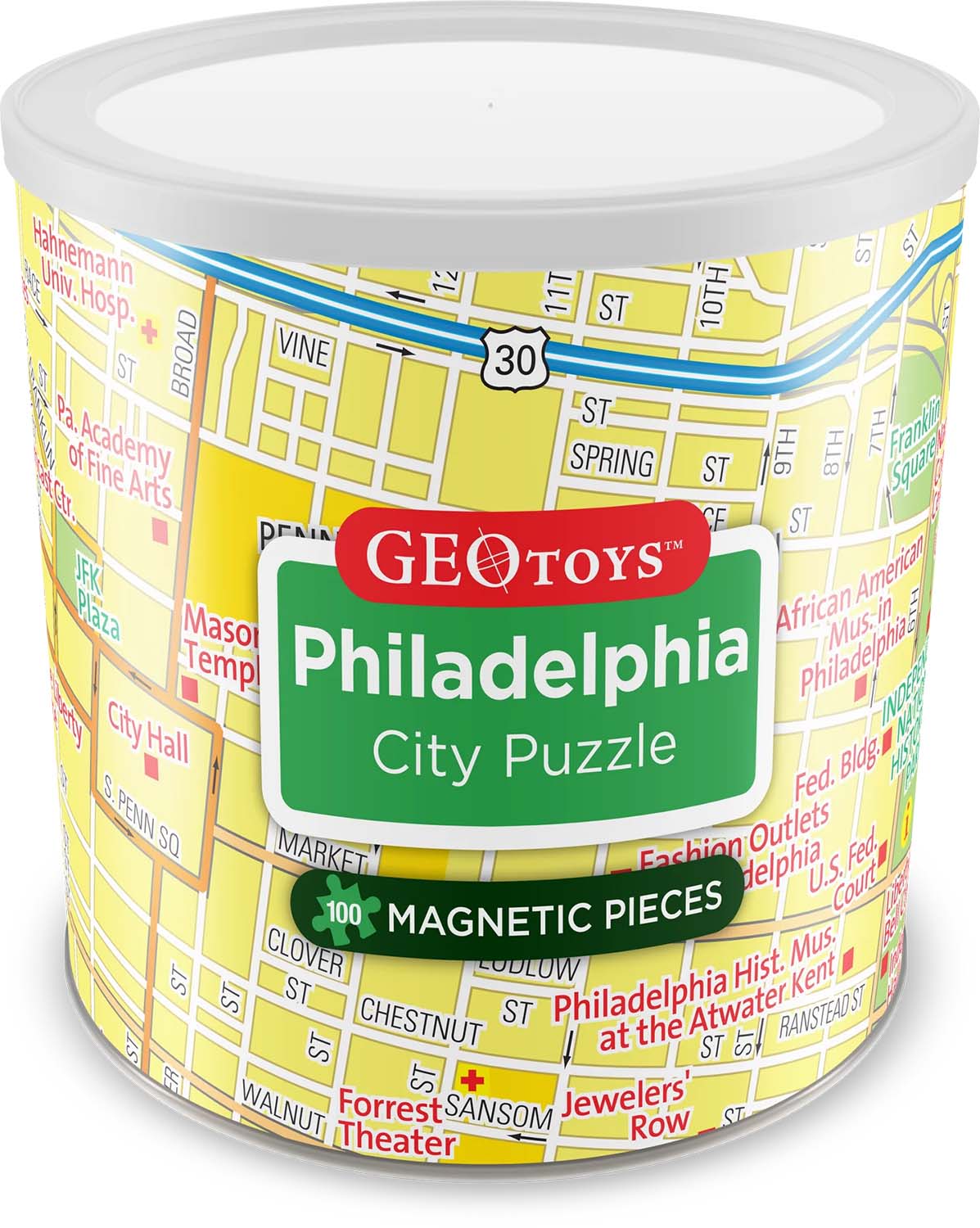 Philadelphia - Magnetic Puzzle  Jigsaw Puzzle