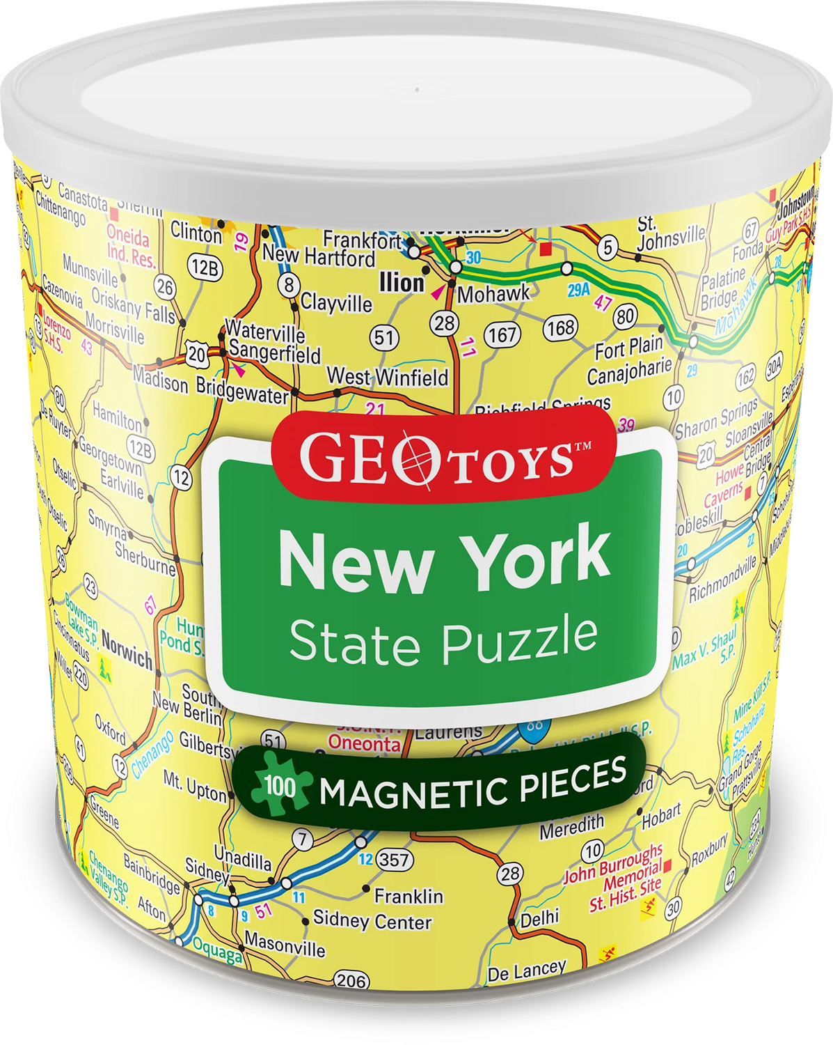 New York City - Magnetic Puzzle  Maps & Geography Jigsaw Puzzle
