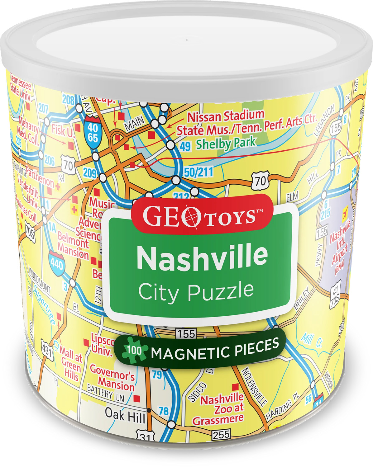 Nashville - Magnetic Puzzle  Jigsaw Puzzle
