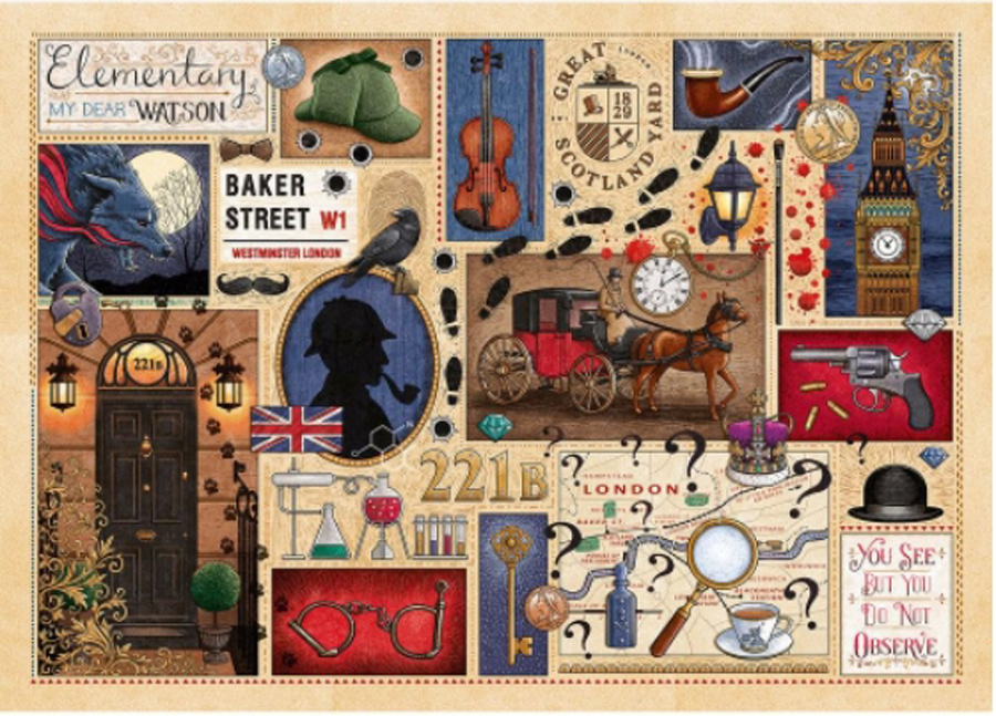 Book Club: Sherlock Holmes Famous People Jigsaw Puzzle