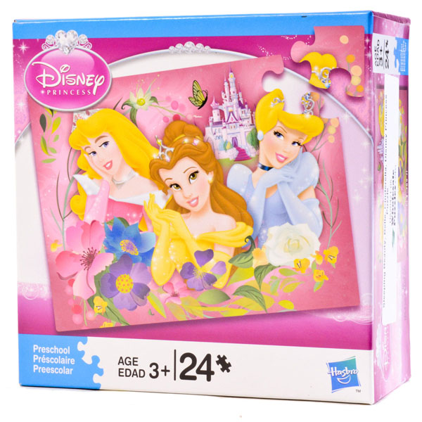 Disney Princess - Belle, Sleeping Beauty & Cinderella, 24 Pieces ...