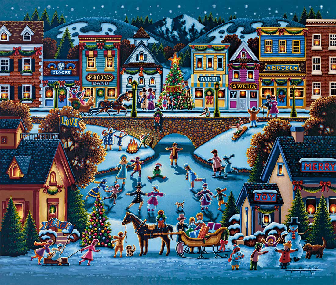Hometown Christmas Christmas Jigsaw Puzzle