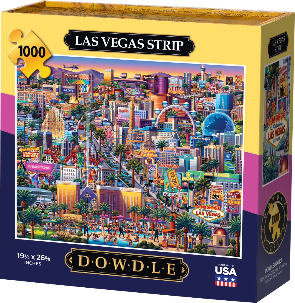 Las Vegas Strip Americana Jigsaw Puzzle
