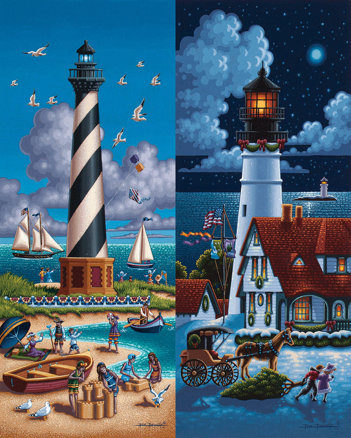 Lighthouses North Lighthouse Jigsaw Puzzle