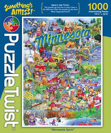 Minnesota Spirit - Something's Amiss! Landmarks & Monuments Jigsaw Puzzle