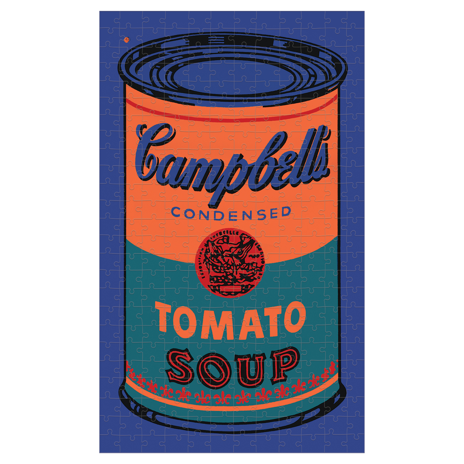 Andy Warhol Soup Can Orange Contemporary & Modern Art Jigsaw Puzzle
