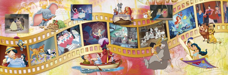Absoluut Politiek arm Disney Panorama - Movie Moments, 750 Pieces, MEGA Puzzles | Puzzle Warehouse