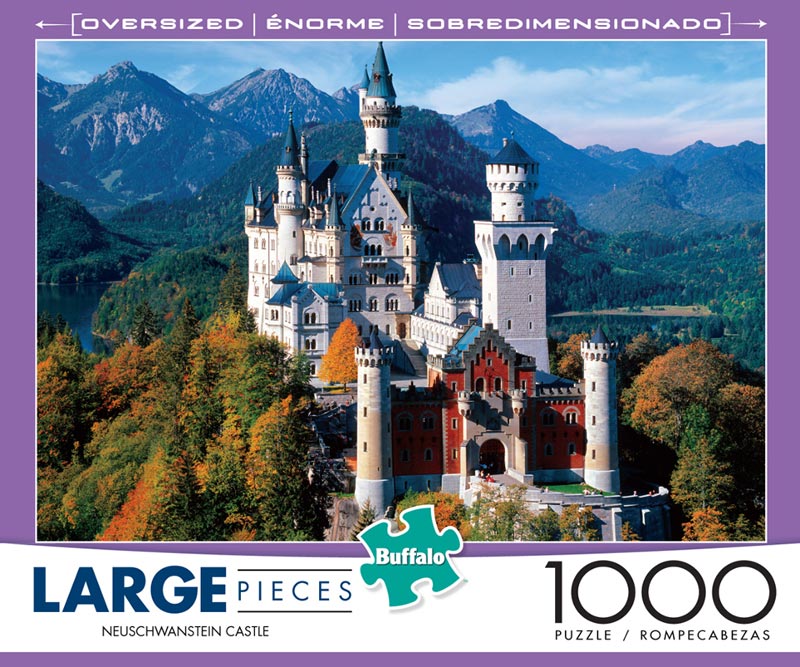 Neuschwanstein Castle - Scratch and Dent, 1000 Pieces, Buffalo Games ...