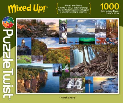 North Shore - Mixed Up! Lighthouse Jigsaw Puzzle