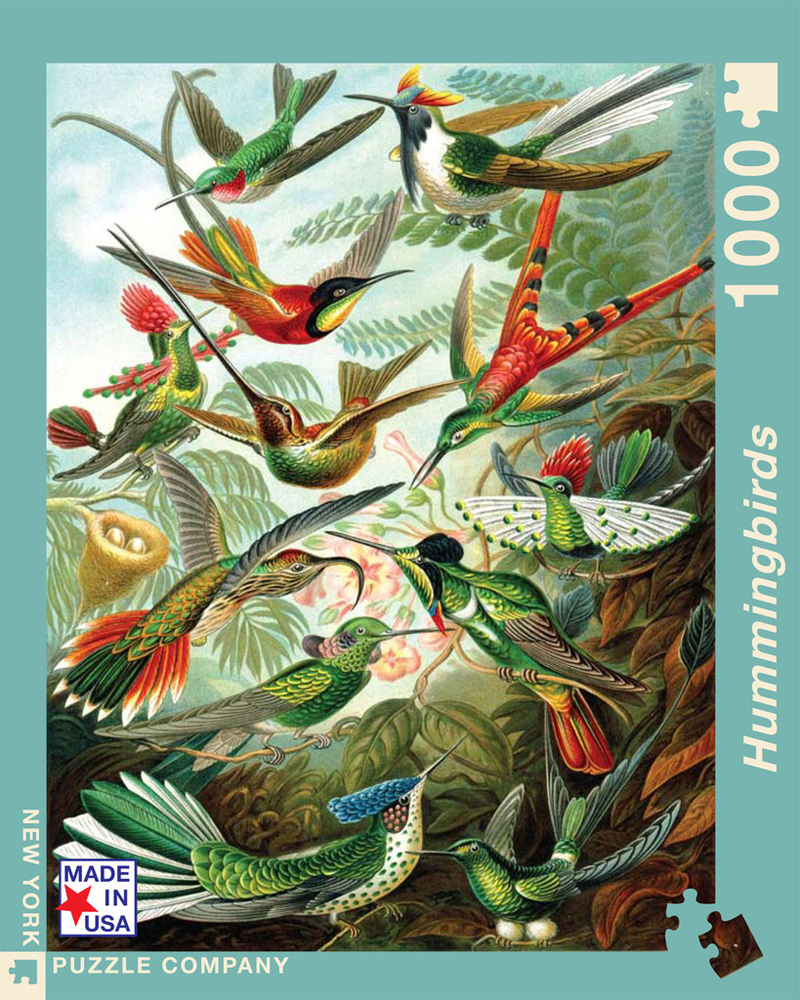 Hummingbirds, 1000 Pieces, New York Puzzle Co | Puzzle Warehouse