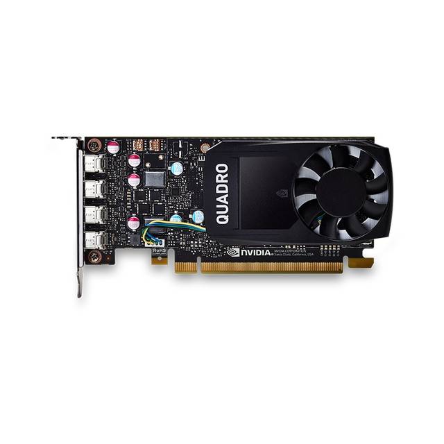 PNY NVIDIA Quadro P620 2GB GDDR5 4Mini DisplayPorts PCI-Express Video Card