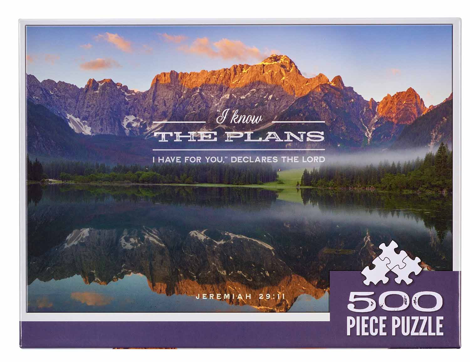 I Know the Plans Jer. 29:11 Religious Jigsaw Puzzle
