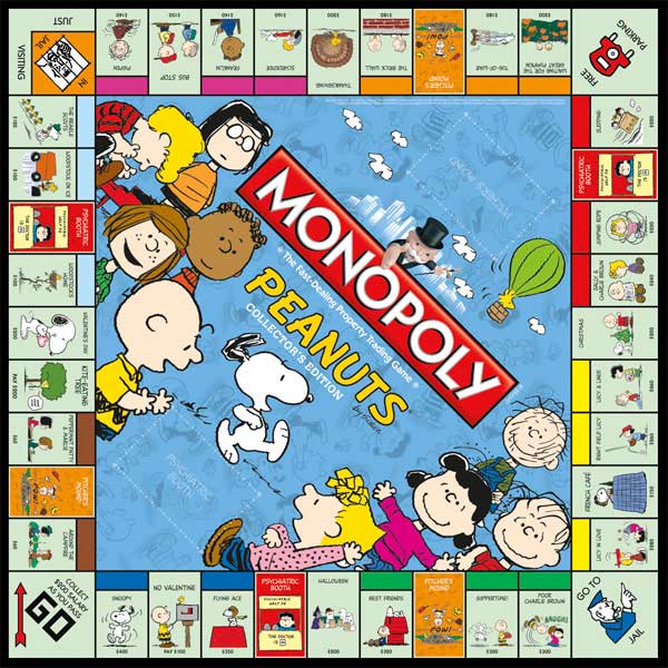 Monopoly Peanuts, USAopoly Puzzle Warehouse