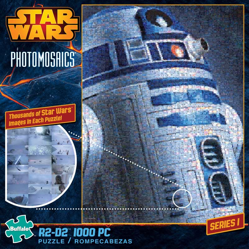 STAR WARS R2-D2 Mozaic Art Jigsaw Puzzle 1000pcs 51x73.5cm 1600 Scenes rare 