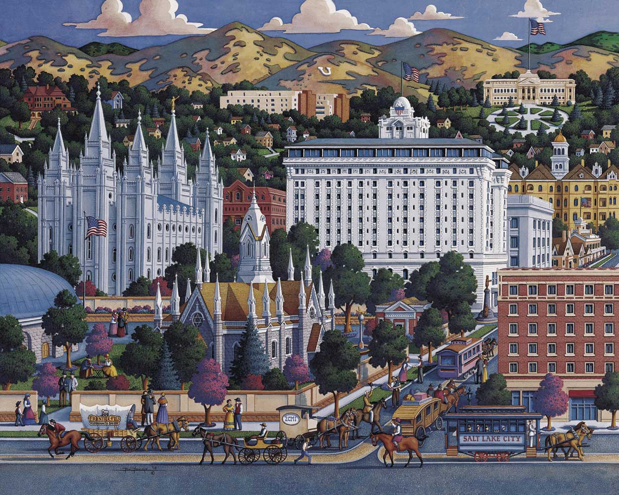 Salt Lake City Religious Jigsaw Puzzle