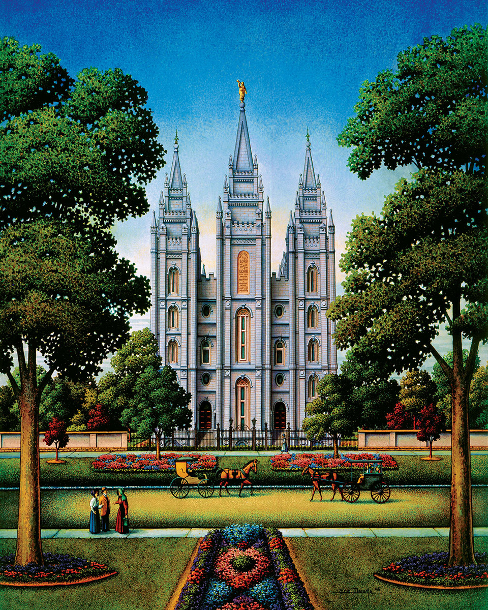 Salt Lake Temple Mini Puzzle Religious Jigsaw Puzzle
