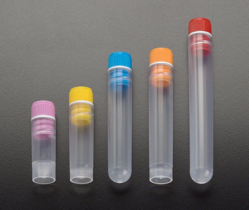 Sample Tubes with Internal Threads