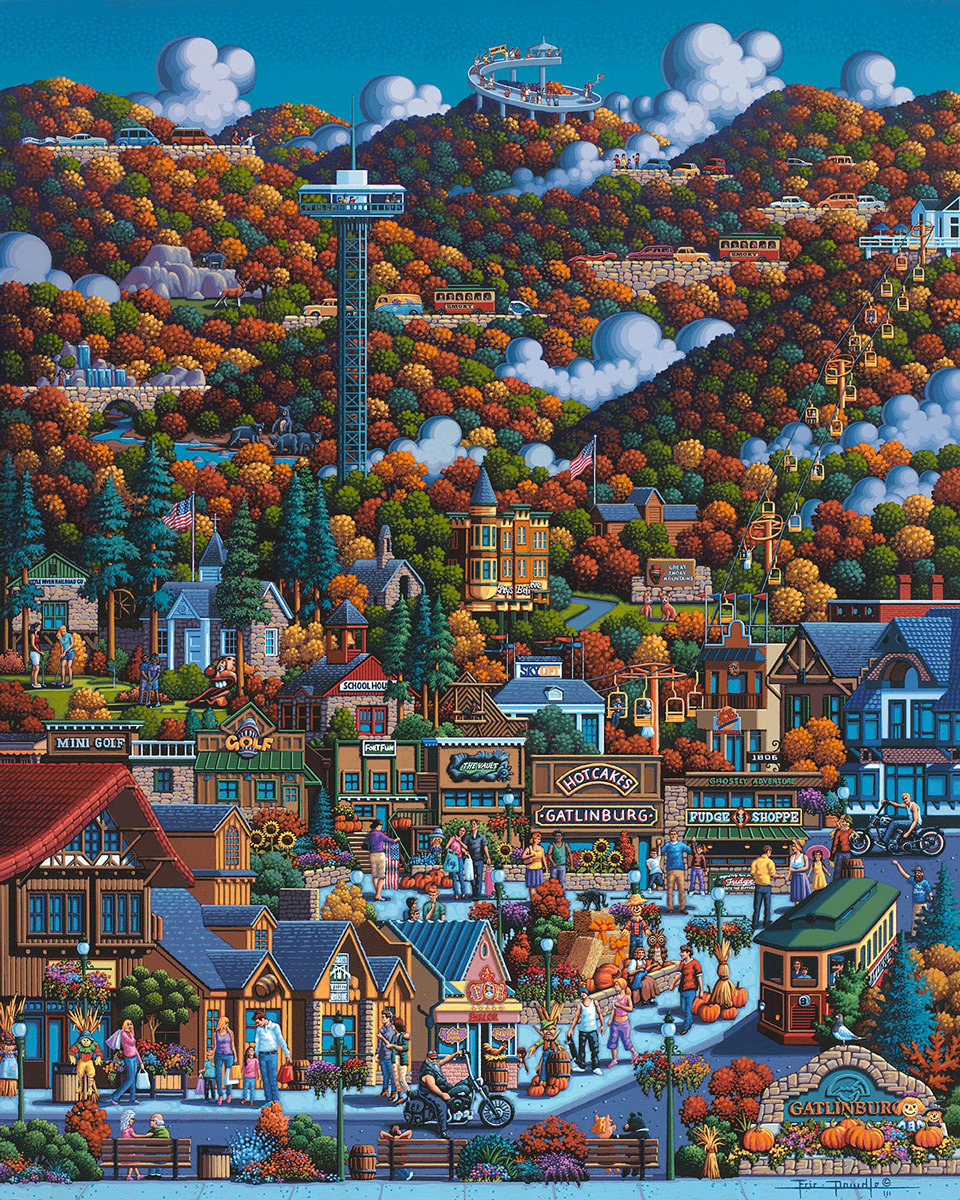 Smoky Mountain Mountains Jigsaw Puzzle